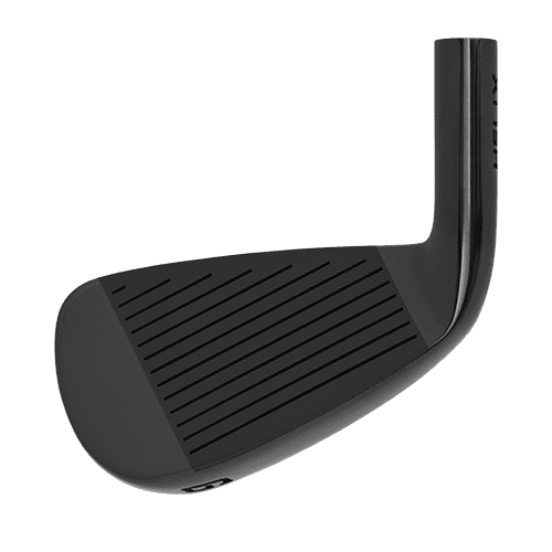 image displaying the Helix 023LS Iron in black from the side