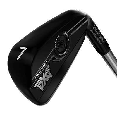 Photo showing the PXG Gen 7 XP iron in black from the front