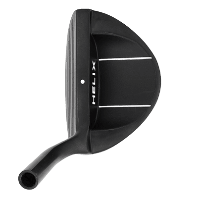 image displaying the black Helix 023C Chipper from the top