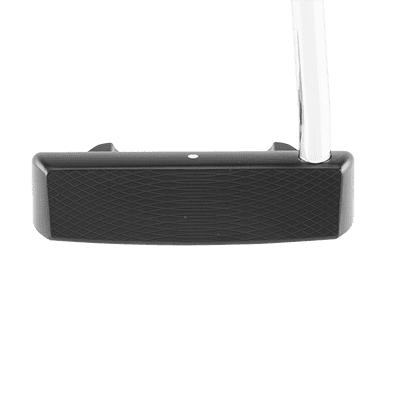 image displaying the black Helix 023Z Putter from the side with the club face in focus