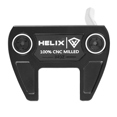 image displaying the black Helix 023Z Putter from the bottom