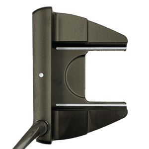 image displaying the black Helix 023Z Putter from the top