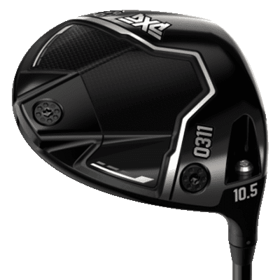 black PXG Black Ops Driver club head from the front