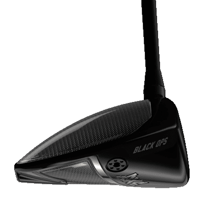 black PXG Black Ops Driver club head from the side