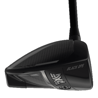 black PXG Black Ops Tour Driver club head from the side