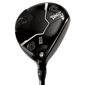 black PXG Black Ops Fairway Wood club head from the side