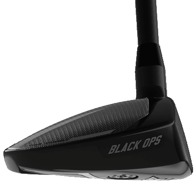 black PXG Black Ops Fairway Wood club head from the side