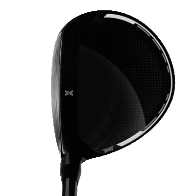 black PXG Black Ops Fairway Wood club head from the top