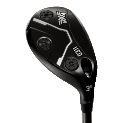 black PXG Black Ops Hybrid club head from the bottom