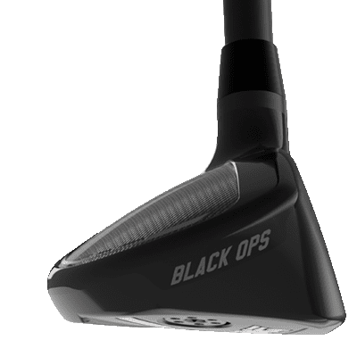 black PXG Black Ops Hybrid club head from the side