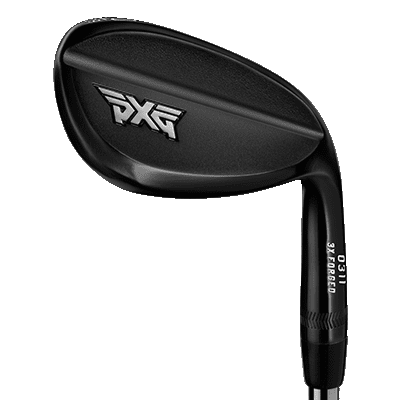 photo showing the PXG 0311 Forged Wedges in black from the front