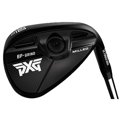 photo showing the PXG Sugar Daddy 3 BP-Grind Wedges in black from the front