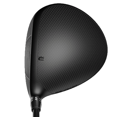 image displaying a Cobra DS ADAPT LS driver from the top with the driver crown in focus