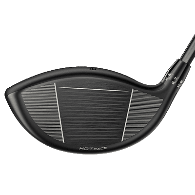 image displaying a Cobra DS ADAPT LS driver from the side with the flub face in focus