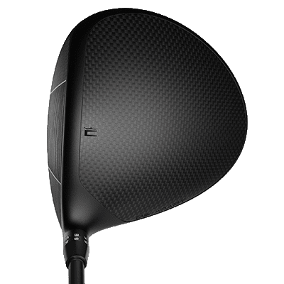 image displaying a Cobra DS ADAPT MAX driver from the top with the crown in focus