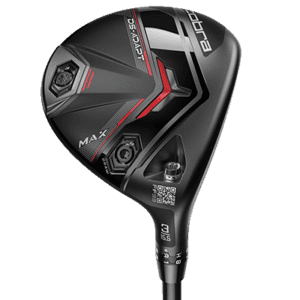 image displaying the Cobra DS Adapt MAX Fairway wood golf club from the front