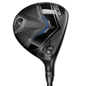 image displaying the Cobra DS Adapt X Fairway wood golf club from the front