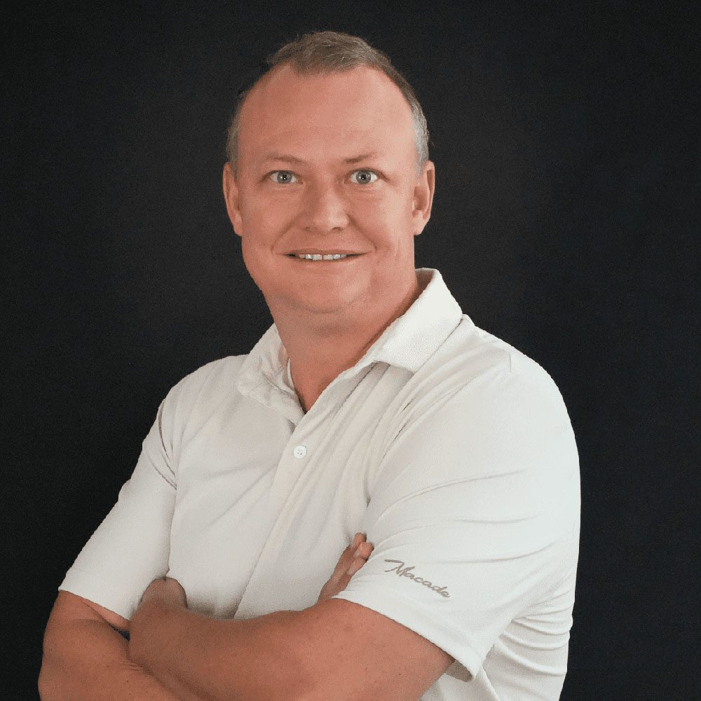 photo showing an HIO employee in a white polo