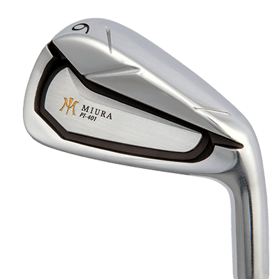 Miura PI 401 golf club from the front