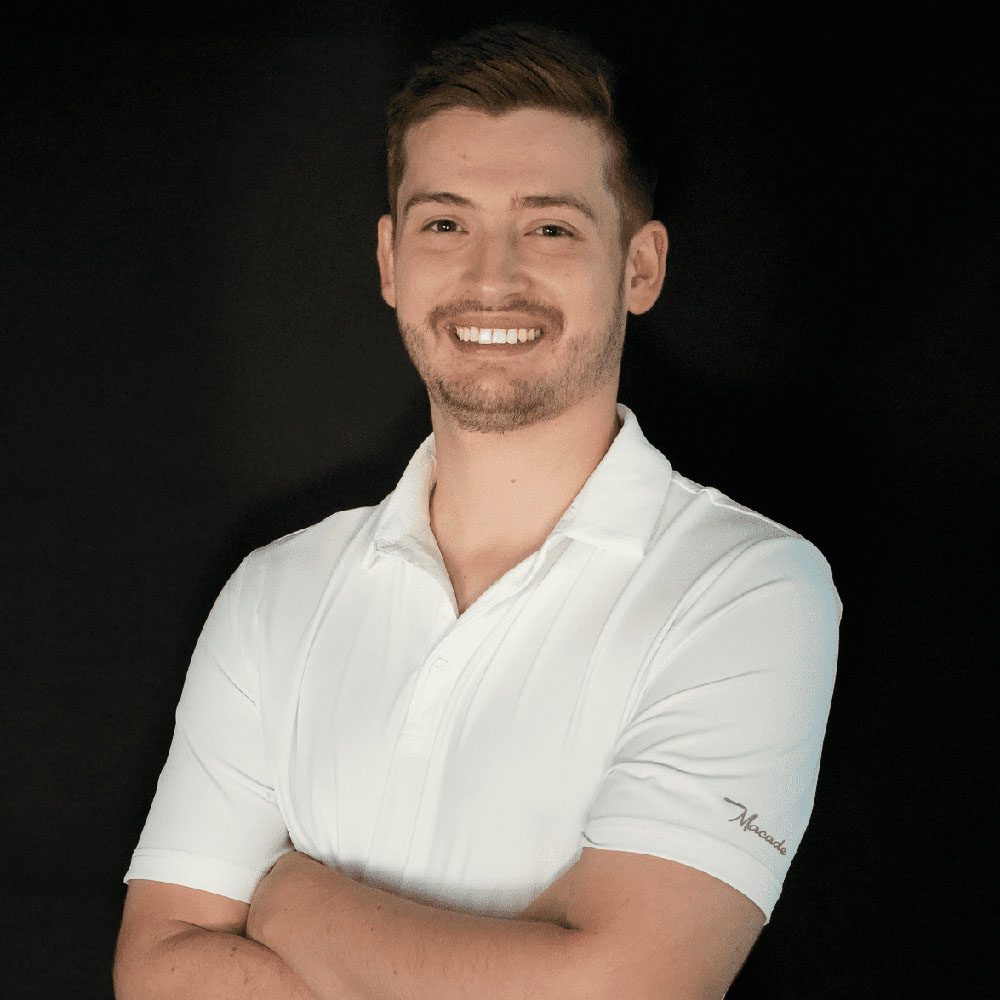 photo showing an HIO employee in a white polo