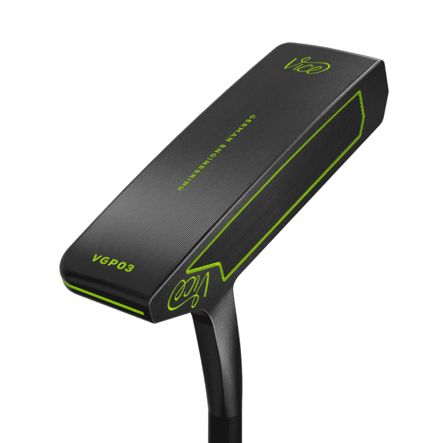 Vice VGP03 ZT Putter in black with neon green highlights