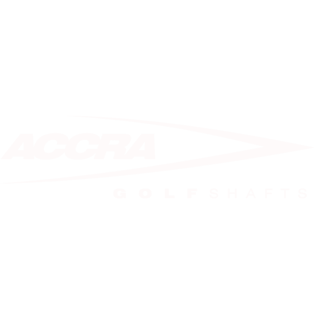 white Accra logo on neutral background